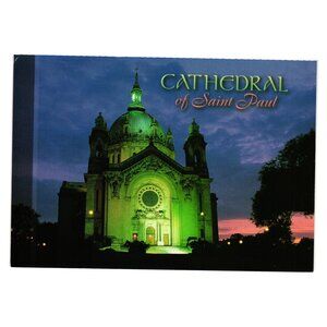 Cathedral Saint Paul Postcard Stunning Night View Anthony Hill Church Religion